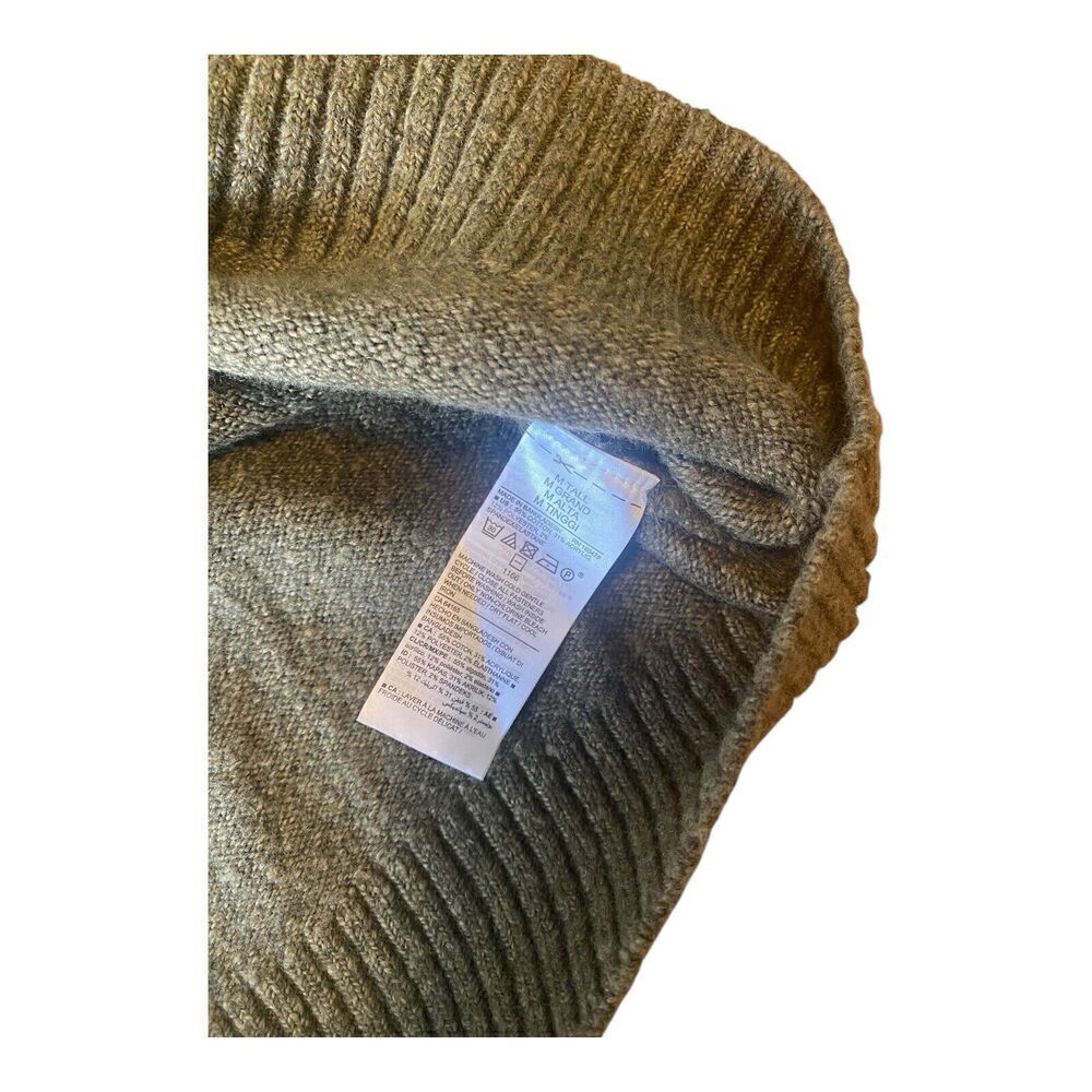 NWT Old Navy Greenish Soft Button SWEATER M Tall - Picture 5 of 10